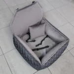 Автокрісло для котів Pet Fun 59х60х50 см - темно-сірий - Зображення 7